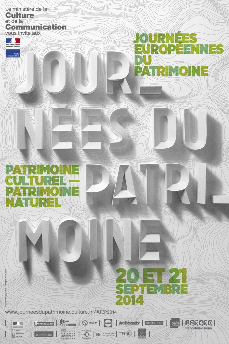 Journées du Patrimoine — 2014 — collage ou vue du travail