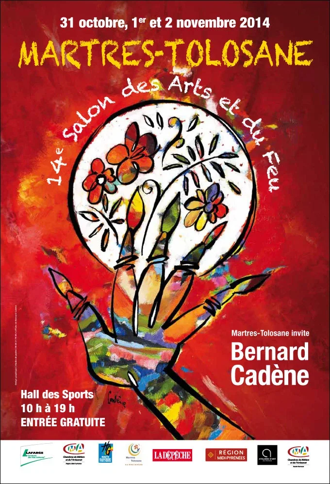 Salon des Arts et du Feu — 2014 — collage ou vue du travail