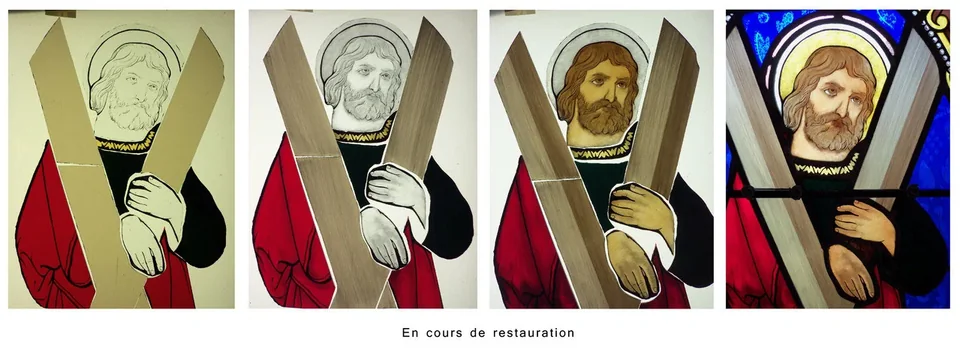 Notre-Dame de Lorette — Alan — collage ou vue du travail