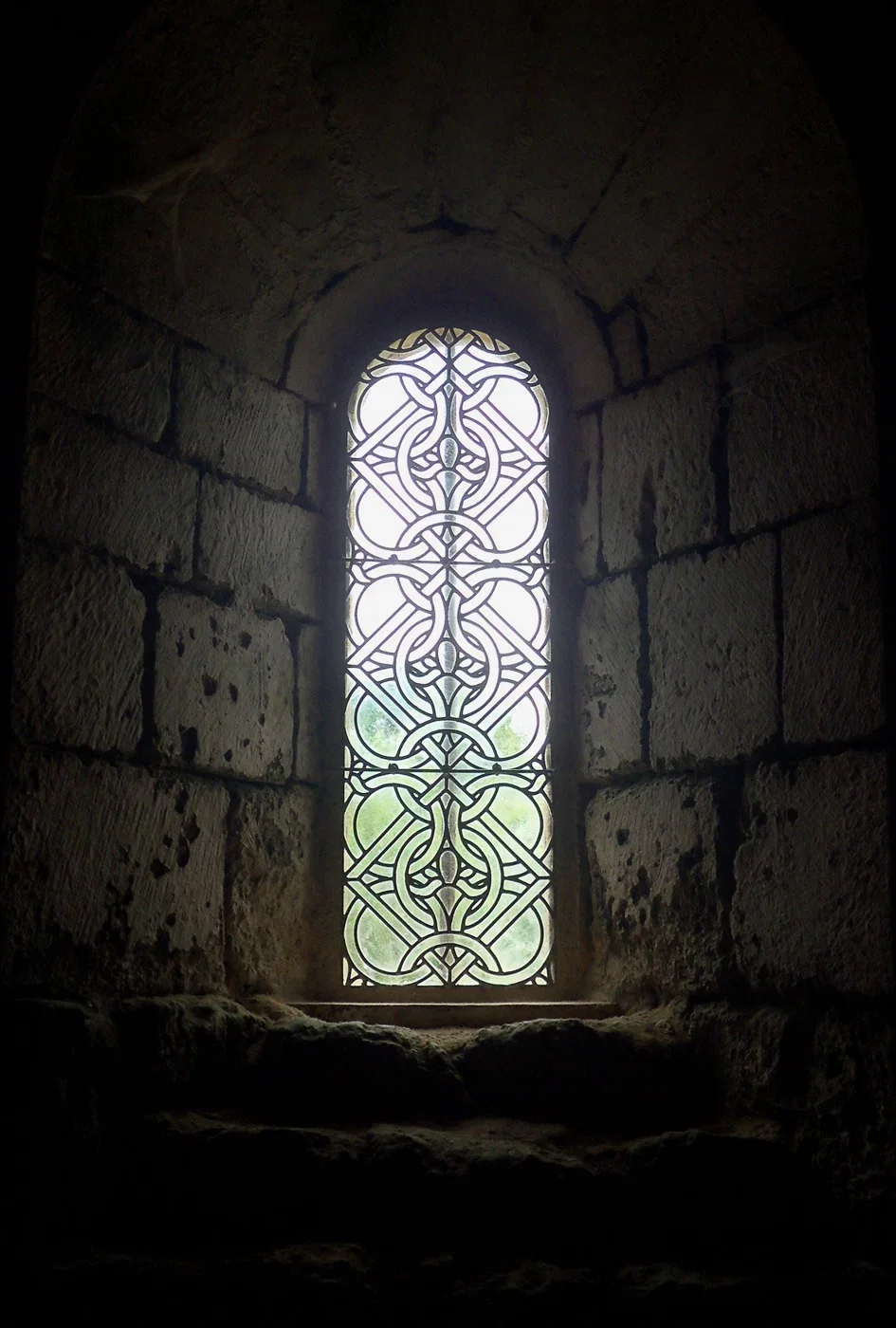 Abbaye de Bonnefont — juin 2014 — collage ou vue du travail