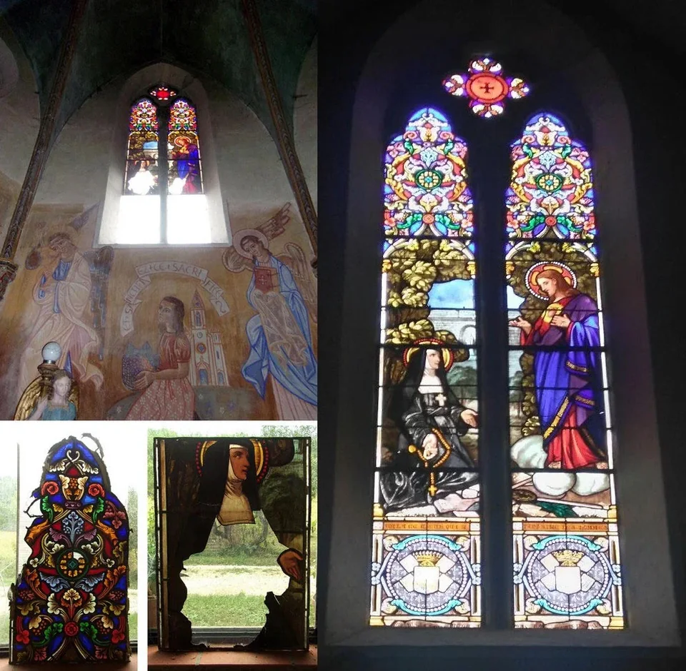 Saint-Urcisse — collage ou vue du travail