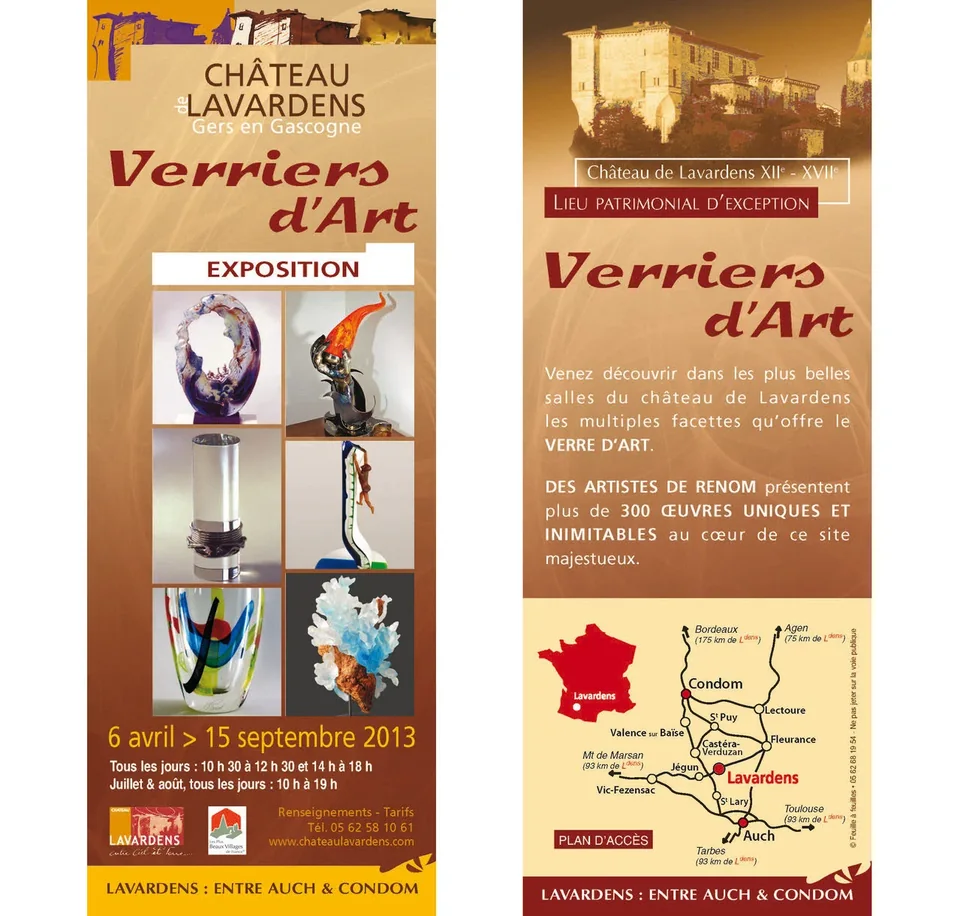 Château de Lavardens — 2013 — collage ou vue du travail