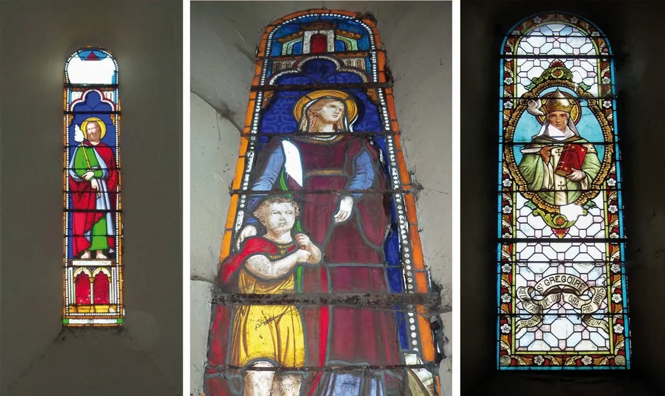 Saint-Quirc — collage ou vue du travail