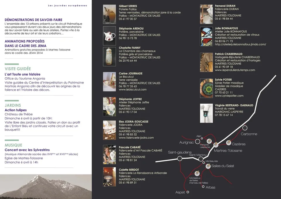 Trophées, expositions et JEMA — 2014 — collage ou vue du travail